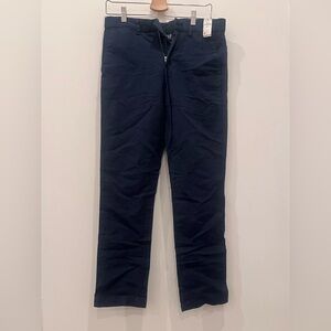Gap Mens Classic Linen Trousers Navy 28x30 NWT